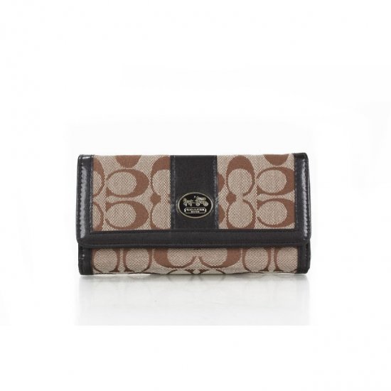 Coach Envelope in Signature Small Apricot Wallets FFE